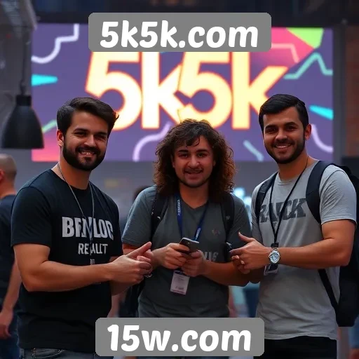 Desenvolvedores por trás da plataforma 5k5k.com