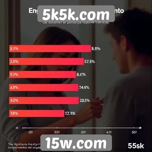 Estatísticas de engajamento no site 5k5k.com