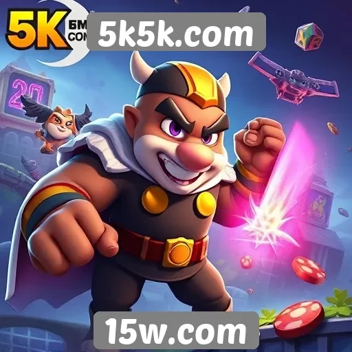 Explorando a variedade de jogos em 5k5k.com