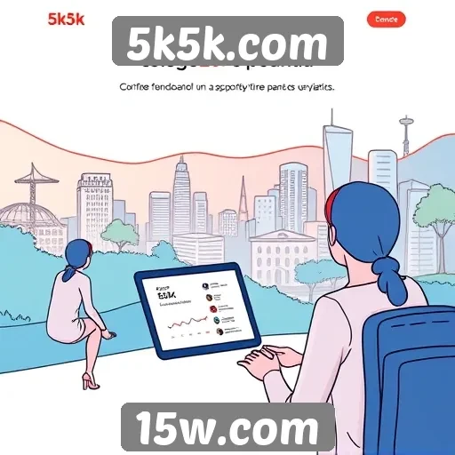 Funcionalidades inovadoras do 5k5k.com