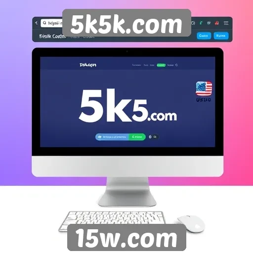 Análise da interface do usuário do 5k5k.com
